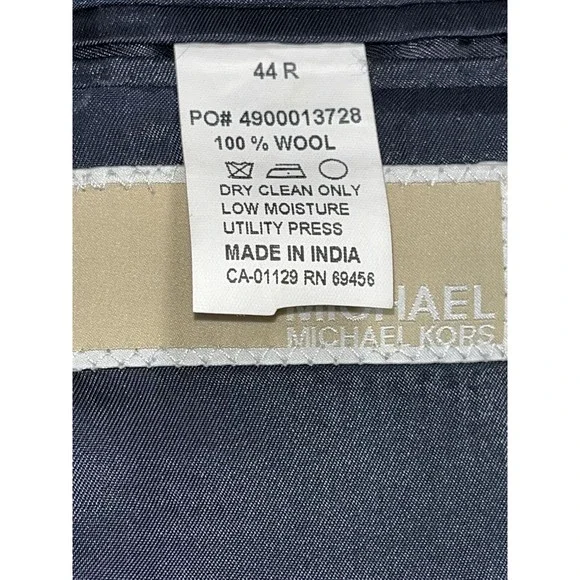 Michael Michael Kors Men's Navy Blue Size 44 R